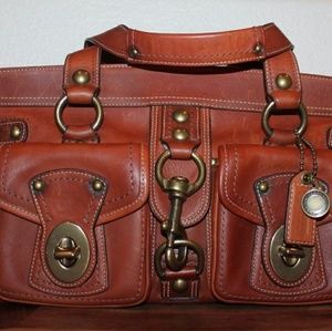 In search of Coach leather satchel